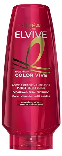 L'Oreal Paris Elvive Color Vive Acondicionador Protector, Cabellos Teñidos o con Mechas, Cuida y Desenreda - 300 ml