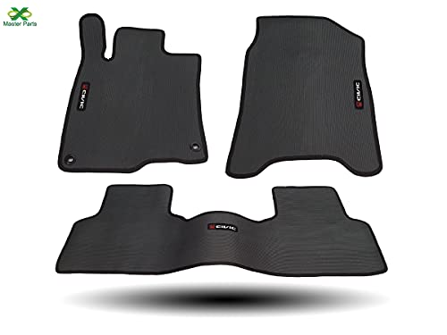 Tapete Borracha Civic 2017 até 2023+ Com Traseiro Interiço