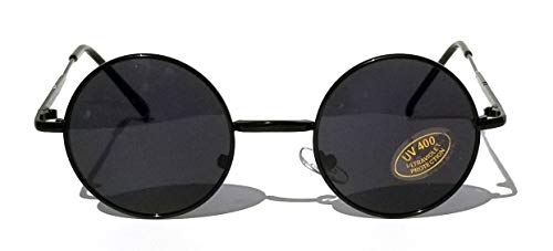 V.W.E. Kids Children Size Hippie Round Circle Lens UV400 Protection Metal Sunglasses (Age 3-12)2