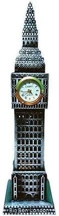 ZIF Big Ben London Souvenir Miniature, London Landmark, Souvenir, Model, Replica, Monuments, Decorative Showpiece, Antique Finish, Decorative for Home/Car Dashboard (18 CM Heigh