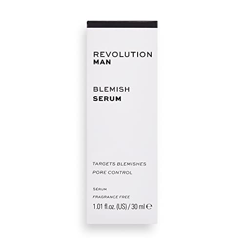 Image of Revolution Man Blemish Serum Face Exfoliator & Cleanser, Deeply Cleanses For A Clearer Complexion, Vegan & Cruelty-Free