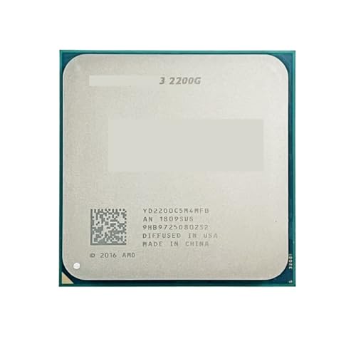 Processeur R3 2200G 3.5 GHz 4 cœurs LGA AM4 pour PC de bureau