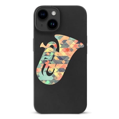 Image of Tuba Instruments Music ArtTuba Instruments Music Art Compatible with iPhone 15 Plus/Pro/Pro Max TPU Phone Case Slim Durable Phone Protective Cover 15