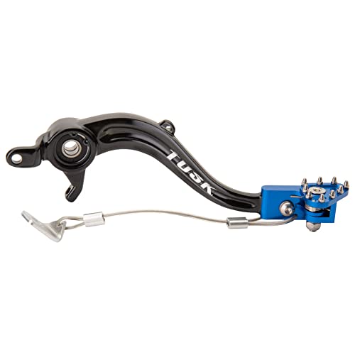 Tusk Aluminum Brake Pedal Blue Tip Compatible with Sherco 300 SE Factory 2018-2024