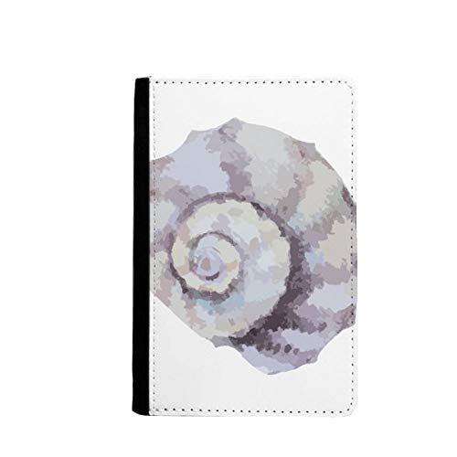 Porte-passeport escargot de vie marine multicolore 3.7x5.8 inch classique