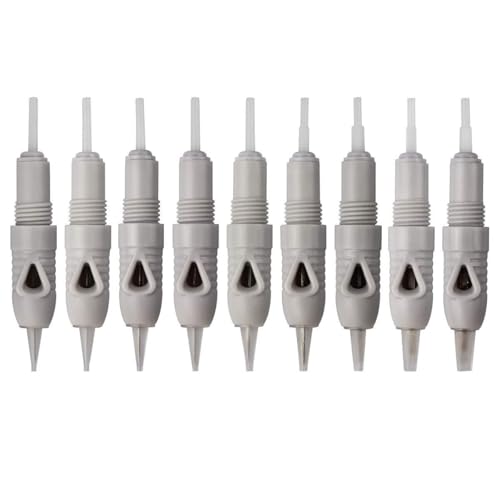Guapa 50 Pieces D1R 1R 3R 5R 5F 7F Disposable Cartridge Needle Permanent Makeup Tattoo Needle For Liberty and Charmant Machine (Mixed Sizes)