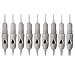 Guapa 50 Pieces D1R 1R 3R 5R 5F 7F Disposable Cartridge Needle Permanent Makeup Tattoo Needle For Liberty and Charmant Machine (Mixed Sizes)