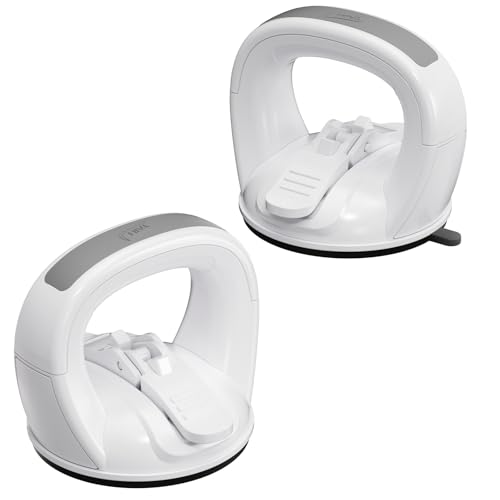 Image of TAILI Shower Grab Bars,Suction Handles,Upgraded,Travel,RV,2 Pack,Grey | Safety for Bathtubs,Toilet,Elderly&Seniors,Bathroom Grip Bar Handrails,No Drilling Removable Waterproof,Portable,Travel,RV