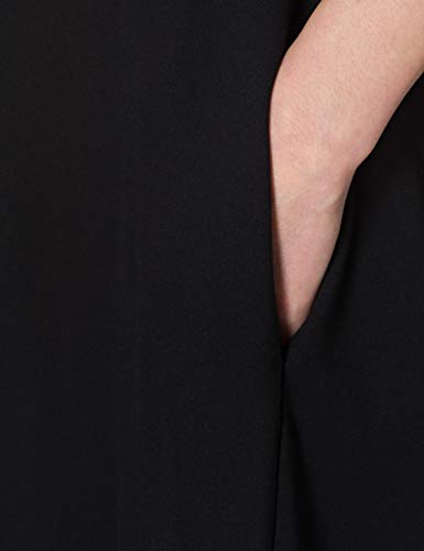 GANT D1. A-LINE JERSEY DRESS, Vestito Donna, Nero