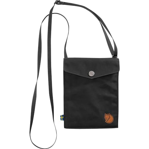 Fjällräven Pocket Crossbody - Durable G-1000 Fabric, Compact Storage, Adjustable Strap - Travel, Dark Grey, One Size