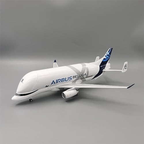 ANTSIR Airbus Beluga A300-600ST 1/150 Scale SuperBeluga Transport Plane 17 inch Resin Model Airplane Kit for Adults Collection or Gift