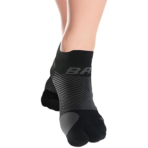 OrthoSleeve Bunion Relief Socks, Patented Split-Toe Design with a Cushioned Bunion Pad Separates Toes, Relieves Bunion Pain and Reduces Toe Friction Cover