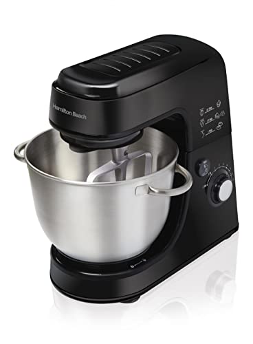 Batedeira Planetária, Preta/Prata, 110v, Hamilton Beach