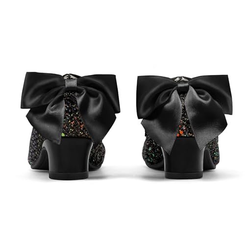 Image of K KomForme Girls Dress Shoes Toddler Glitter Mary Jane Heels
