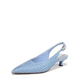 Franco Sarto Womens Marlow Pump Denim Blue Raffia 9 M