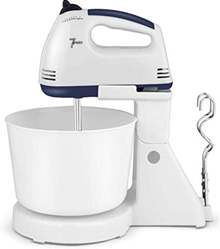 Neuer Standmixer, 3 l elektrischer Teigmischer, mit 7-Fach Multifunktions-Edelstahlmixer und Standmixer, für Brotkuchenhaken-Schlagpeitsche,