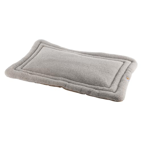 Carhartt Strapazierfähige, feste Sherpa-Top-Hunde-Windelunterlage, waschbare Enten-Leinen-Pads für Hunde, Sherpa-Top-Napper-Pad (Carhartt Brown), Größe XL