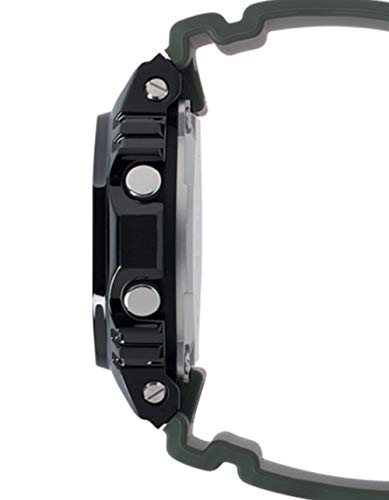 image for Men's Casio G-Shock Digital Black Ion-Plated Metal Bezel Camo Dial Wat