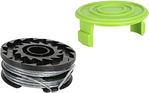 Greenworks Bobine Double Fil avec Carter de Protection, Fil de 2mm de Diamètre, 6m de Fil par Bobine pour 40V Coupe-bordures G40LT G40LTK2 G40LTK2x Cover