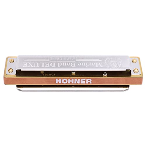 Harmonica Ocean Band Deluxe diatonic 10 orifices orgue à bec C – key Blues harpe Pearl Comb instruments - Les Beatles, Paul McCartney, John Lennon, RIngo Starr, George Harrison Harmonica Ocean Band Deluxe diatonic 10 orifices orgue à bec C - key Blues harpe Pearl Comb instruments – Image 4