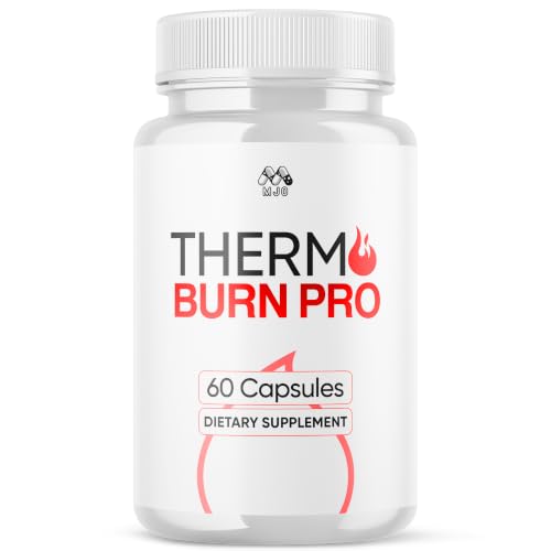 Thermo Burn Pro Capsules Official Thermoburn Pro Pills with All Natural Ingredients Maximum Strength ThermoburnPro with Advanced Premium Vitamins Supporting Wellness & Health Naturally (60 Capsules)
