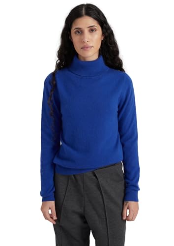 Image of Style & Republic Women's 100% Cashmere Slim Turtleneck Pullover Sweater | Classic Fit, Premium Knit Jumper, Ultra Soft Feel, Lightweight Warmth, Naturally Breathe, Easy Layering, Autumn Winter Spring
