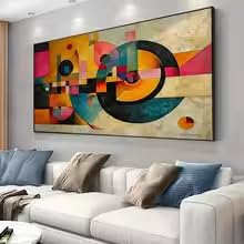 Toile d'art abstrait moderne pour raviver un mur blanc triste