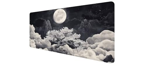 Tapis de souris grand format pour éviter les glissements de clavier