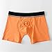 Harness Pants Strapless Underwear for Men Boxer Briefs Cut Out Pothole Bikini Trunks Shorts Open Front Underwear Ac09- Orange Large