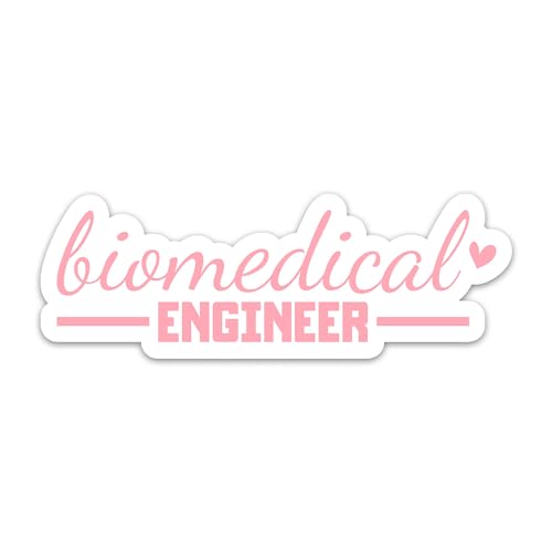 TANGOGLAM Biomedical Engineer Sticker, Engineering Vinyl Waterproof Decals Car Phone Water Bottle Laptop, Engineer Stickers Gift for Him Her