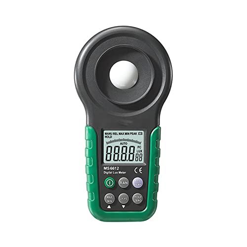 Luxmeter Digital MS6612 con rango automático de 200000 lux para test de luz de alta precisión