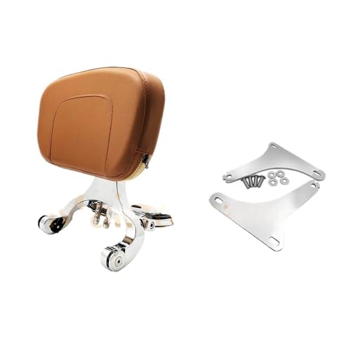 Dossier de passager polyvalent pour moto marron Softail Deluxe 2001-2017