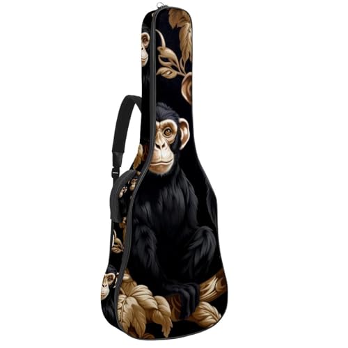 Sac pour guitare acoustique imperméable avec couche de protection antichoc
