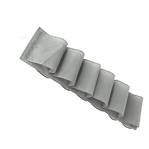 Cabilock Hanging Shoe and Underwear Organizer Bag Hanging Storage for Bras Shoes and Items Non Woven Space Saving Design for Closet and Door Use