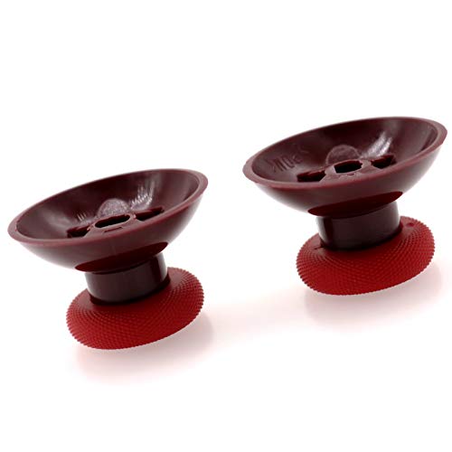 Image of Deal4GO 2-Pack OEM Thumbsticks Concave Analog Replacement for Xbox one Controller Joystick Thumb Grips (Red)