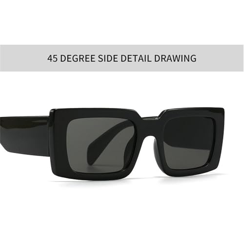 willochra Punk Square Sunglasses Women Men Designer Thick frame Sun Glasses Goggle Female Hip Hop Shades F273