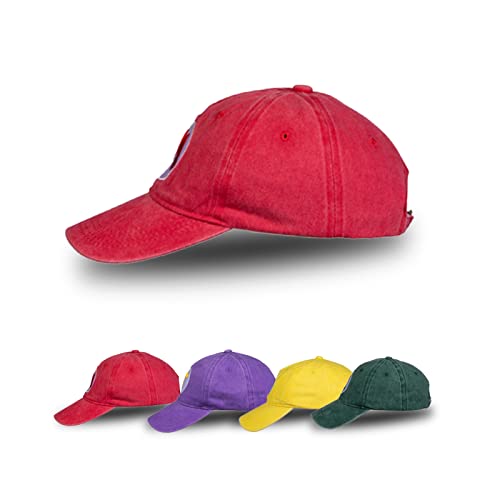 Bros-Hats-Anime-Baseball-Caps-Coplay-Hat-for-Adults-Denim-Fade-Vintage-Wash-Style-Embroidery