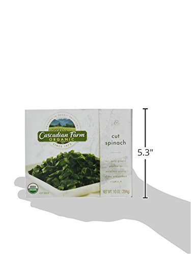 Cascadian Farm Organic Cut Spinach, Frozen Vegetables, 10 Oz. #TOP6