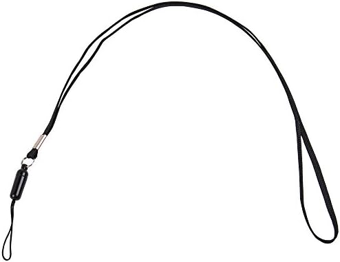 ZhaoCo 5 Pcs 17 Inch Nylon Detachable Neck Lanyards Straps for Business, Offices, Exhibitions, School, Mobile Phones, USB Flash Drives, Keychains, ID Name Card Badge Holders - Black
