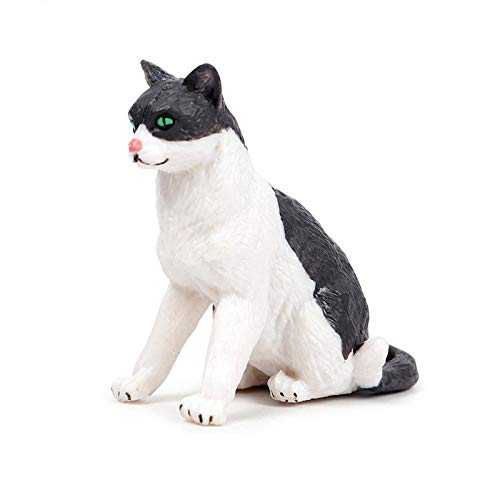 Figurine chat domestique KELIEQA ornement de simulation pour etagere et bureau