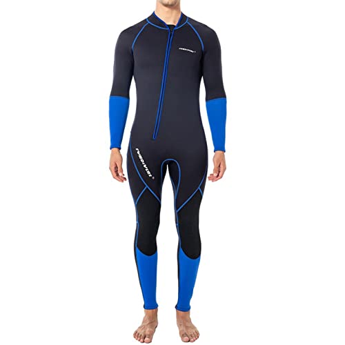 Chaqueta Wetsuit Top para Hombre 3mm Neopreno, Traje de Buceo con Cremallera Frontal y Mangas Largas para Natación, Snorkel, Buceo y Surf miniatura 1