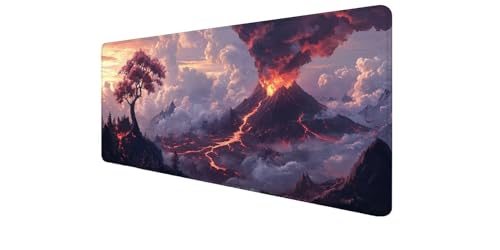 Alfombrilla raton grande de 900x400x3 mm ideal para gaming y tapete de escritorio PC