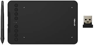 Wireless Drawing Tablet XPPen Deco mini7W Graphic Tablet Pen Tablet with 8192 Levels Pressure, 7 x 4 inch Artist Tablet for Online Teaching/E-Learning Compatible with Window/Mac/Android/Chrome/Linux