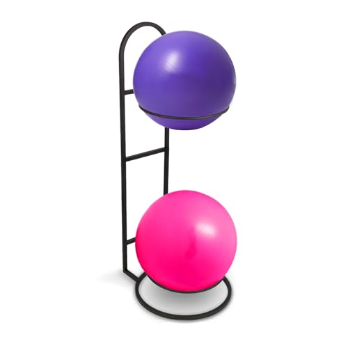 Image of Stability Ball Rack,Yoga Ball Holder, Medicine Ball Holde Vertical Storage for Commercial Gyms, Home Gyms, and Studios