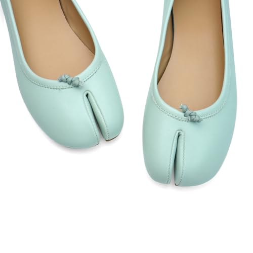 Image of Tabi Shoes Women Split Toe Shoes Wide Width Ballet Flats Comfort Casual Work Shoes for Women Office
