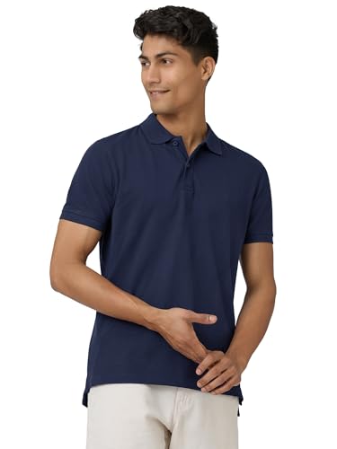 Image of XYXX Men's Nova 100% Combed Cotton Regular Fit Polo T-Shirt