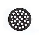 Poyde 4-1/4 Inch Screw-in Round Floor Drain Cover Replacement Shower Drainer Grates (Oil Rubbed Bronze)