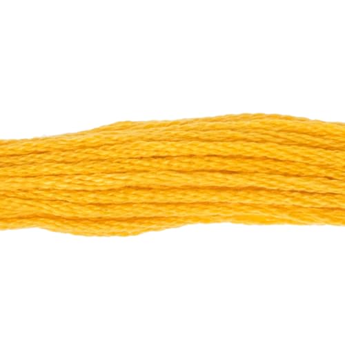Image of Hobby Lobby DMC Cotton Embroidery Floss - 725 Medium Light Topaz Set of 12