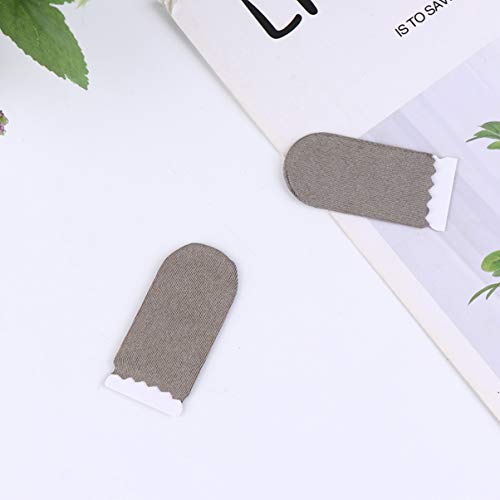 CLISPEED 5 peças de proteção de dedo para tela sensível ao toque, respirável, antitranspirante, capa