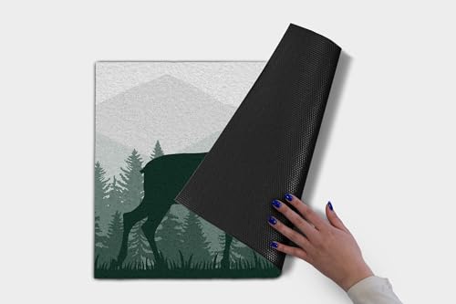 Tapis résistant grand format Tulup paillasson design élan maison
